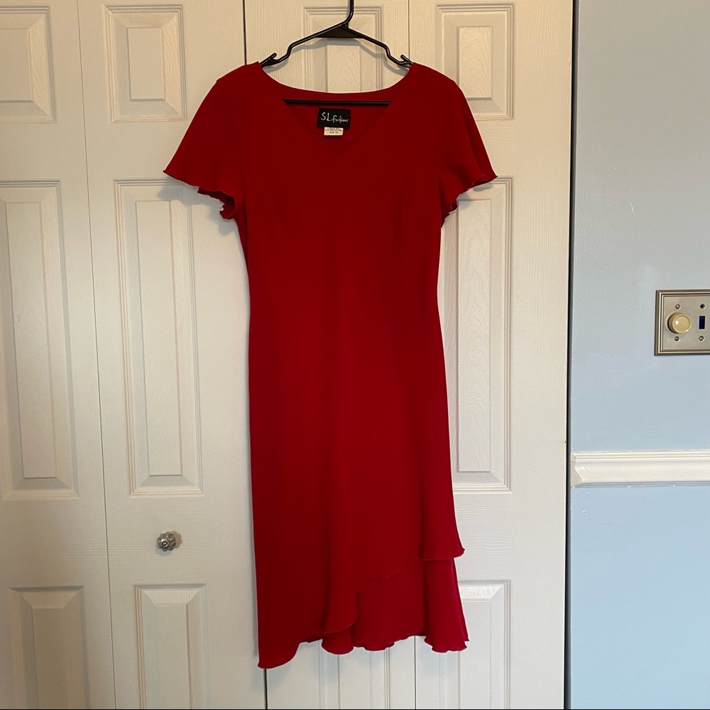 Red dress